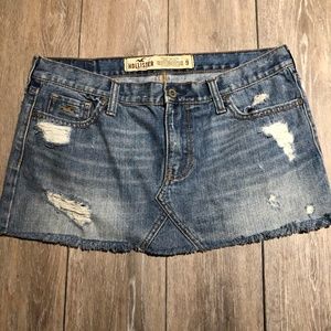HOLLISTER JEAN SKIRT SIZE 9